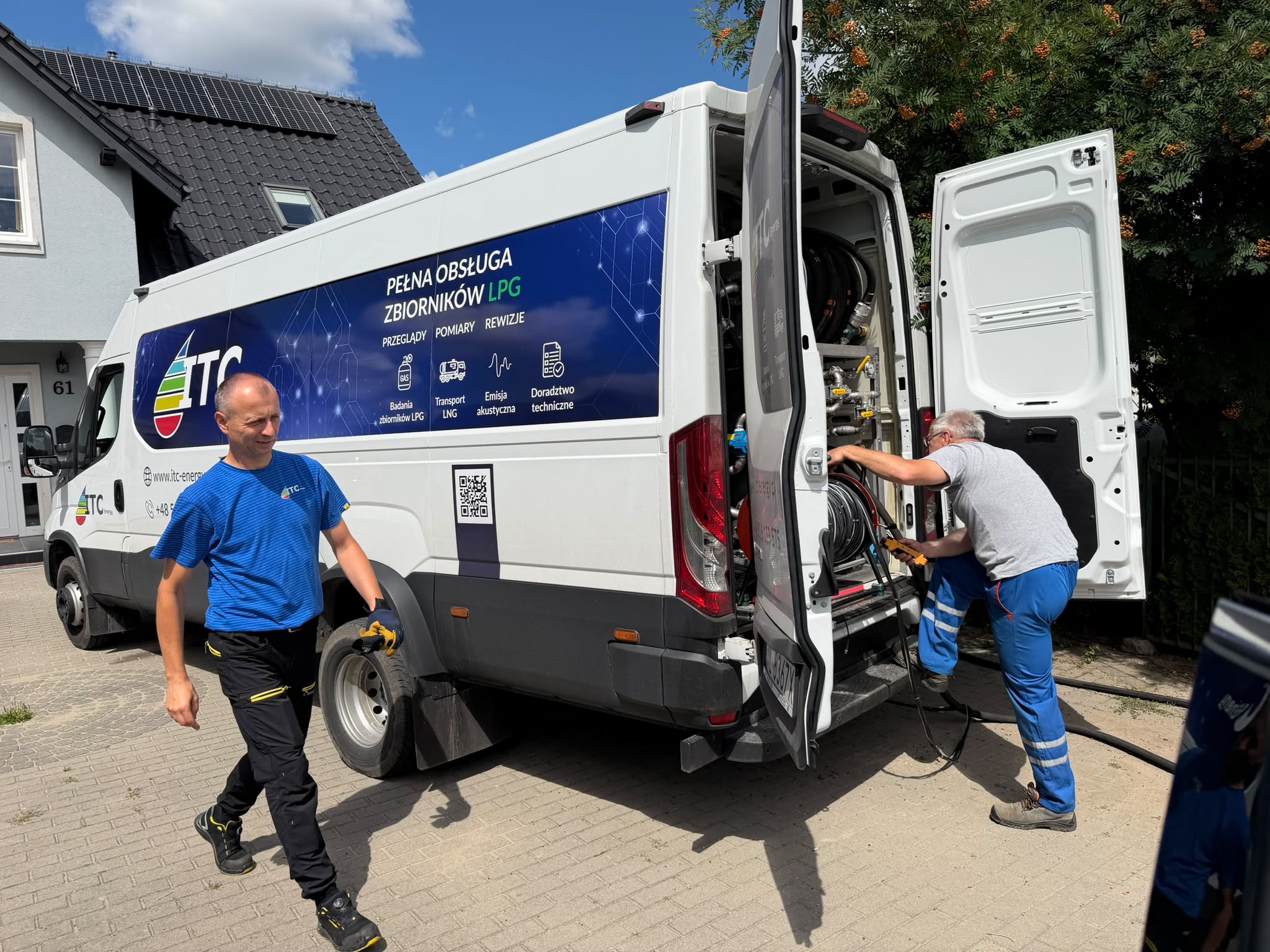 Badania i serwis zbiorników LPG ITC Energy